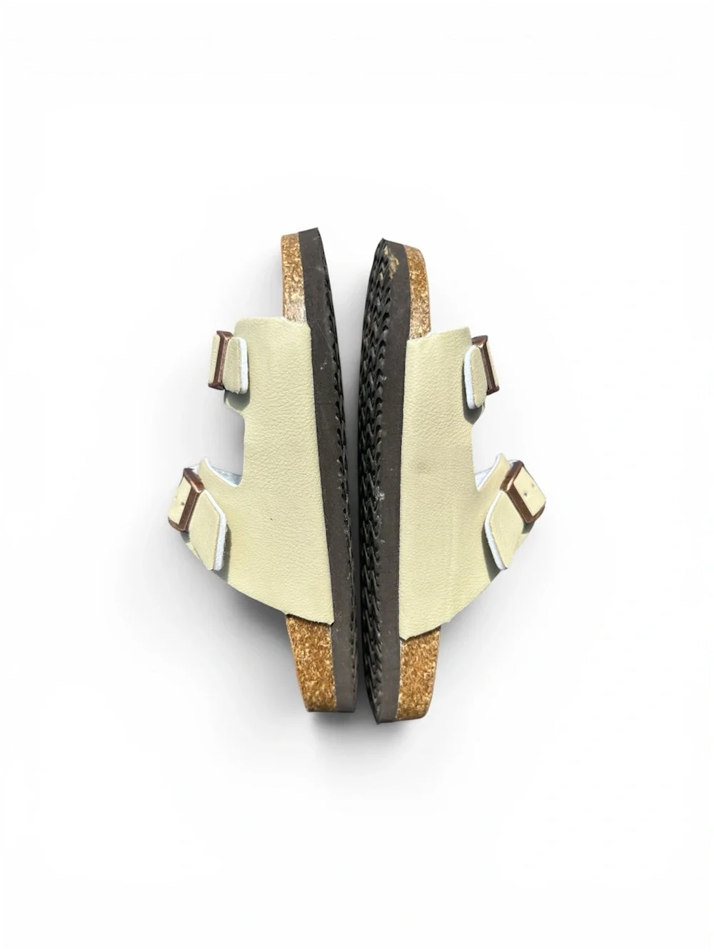 Torotto Kids Cork Footbed Double Buckle Sandals Size 34